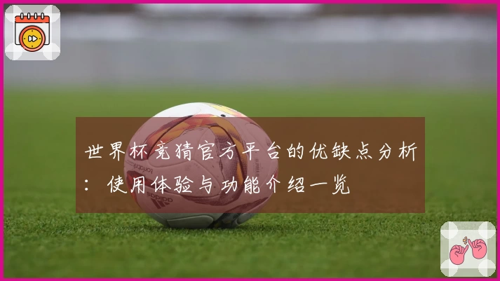 世界杯竞猜官方平台的优缺点分析：使用体验与功能介绍一览