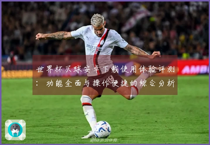 世界杯买球安卓下载使用体验评测：功能全面与操作便捷的综合分析